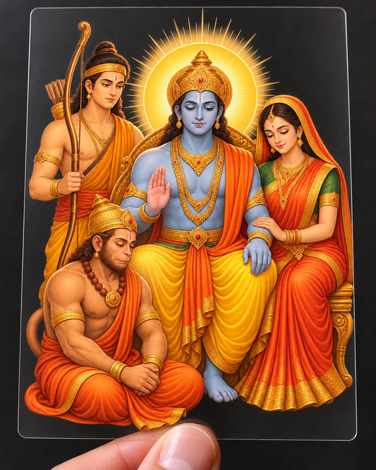 Ram Darbar hard surface patch on clear film