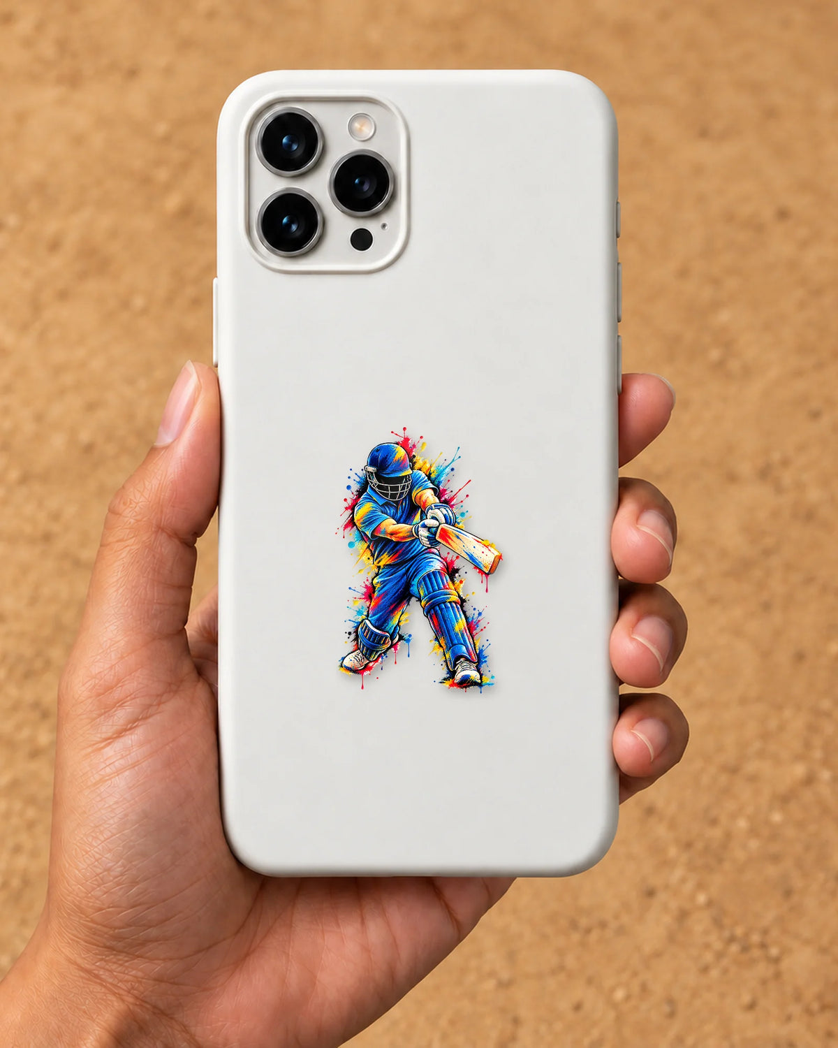 Rang De Cricket hard surface patch mockup