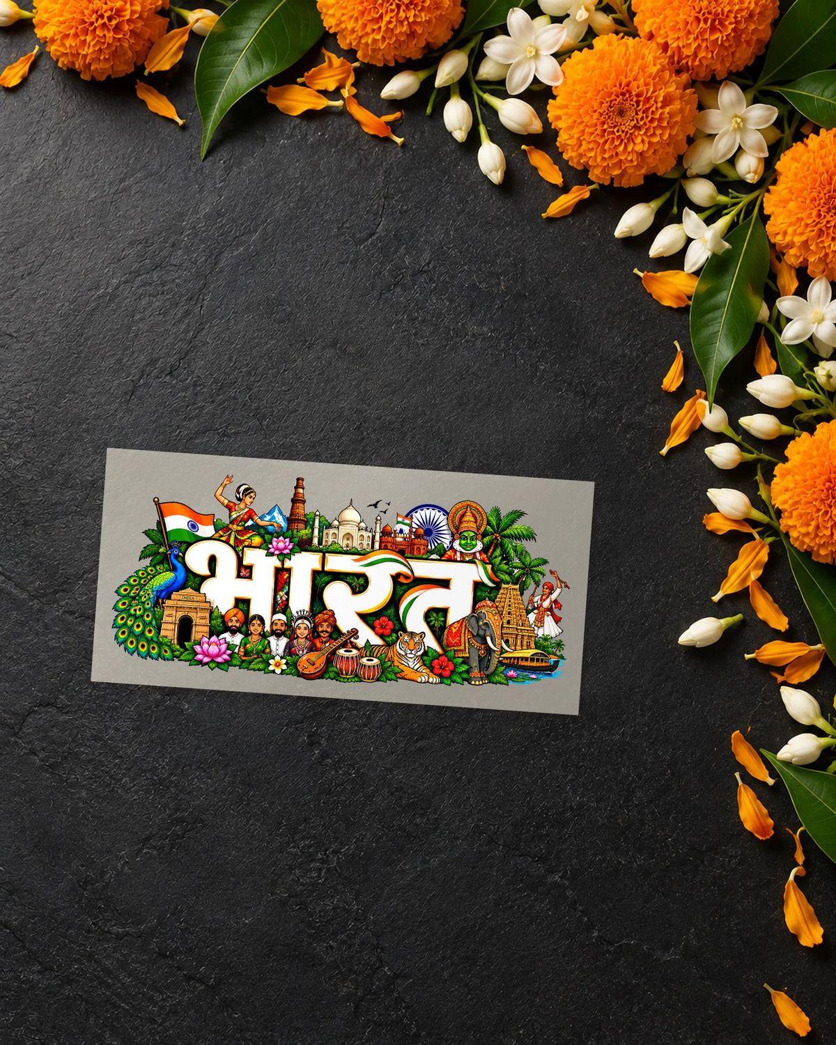 Rangeela Bharat iron-on patch transfer