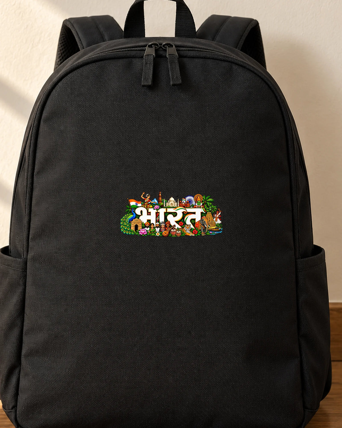Rangeela Bharat iron-on patch on clothes