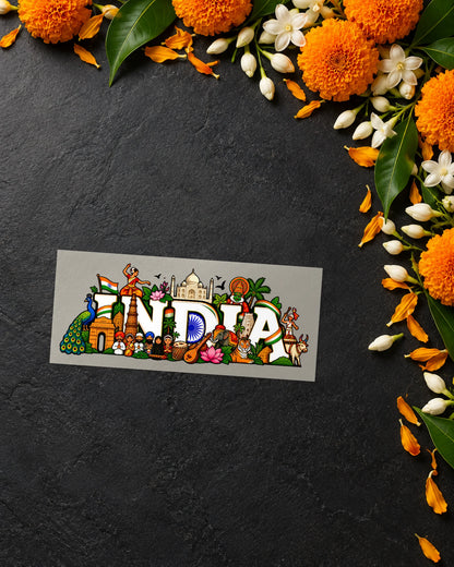 Rangeela India iron-on patch transfer