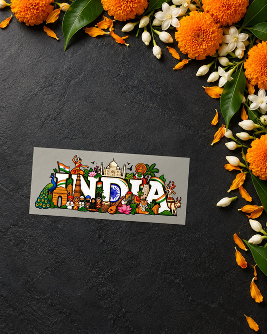 Rangeela India iron-on patch transfer