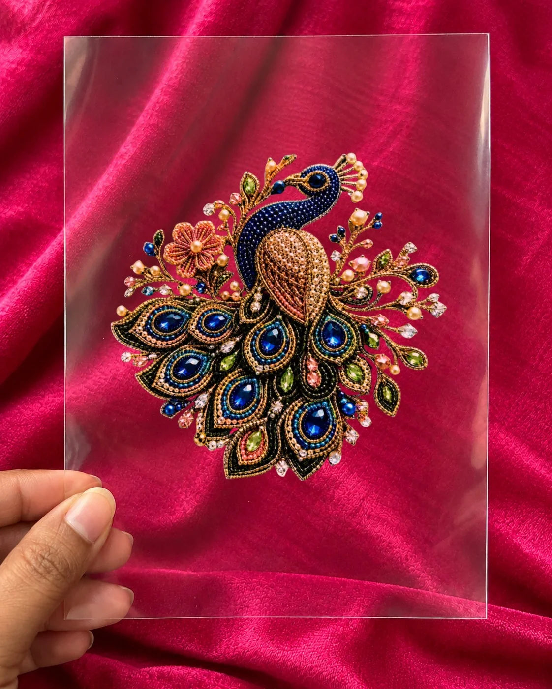 Ratna Mor embroidery-look iron-on patch | Thread Theory