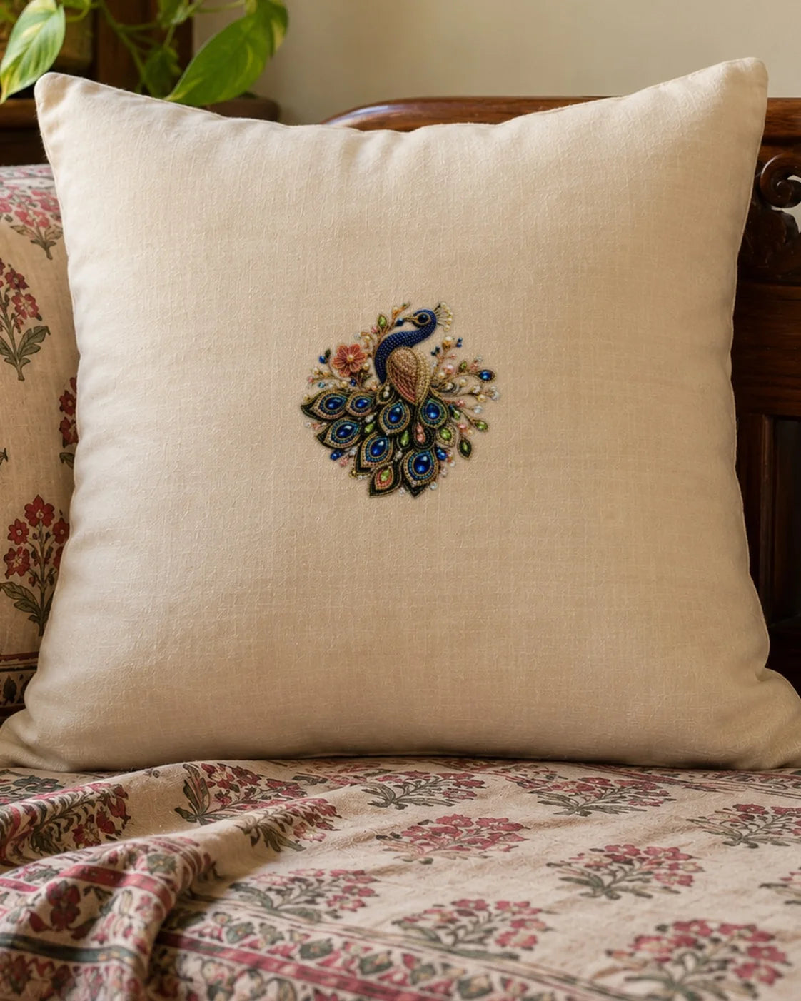Ratna Mor embroidery-look iron-on patch | Thread Theory