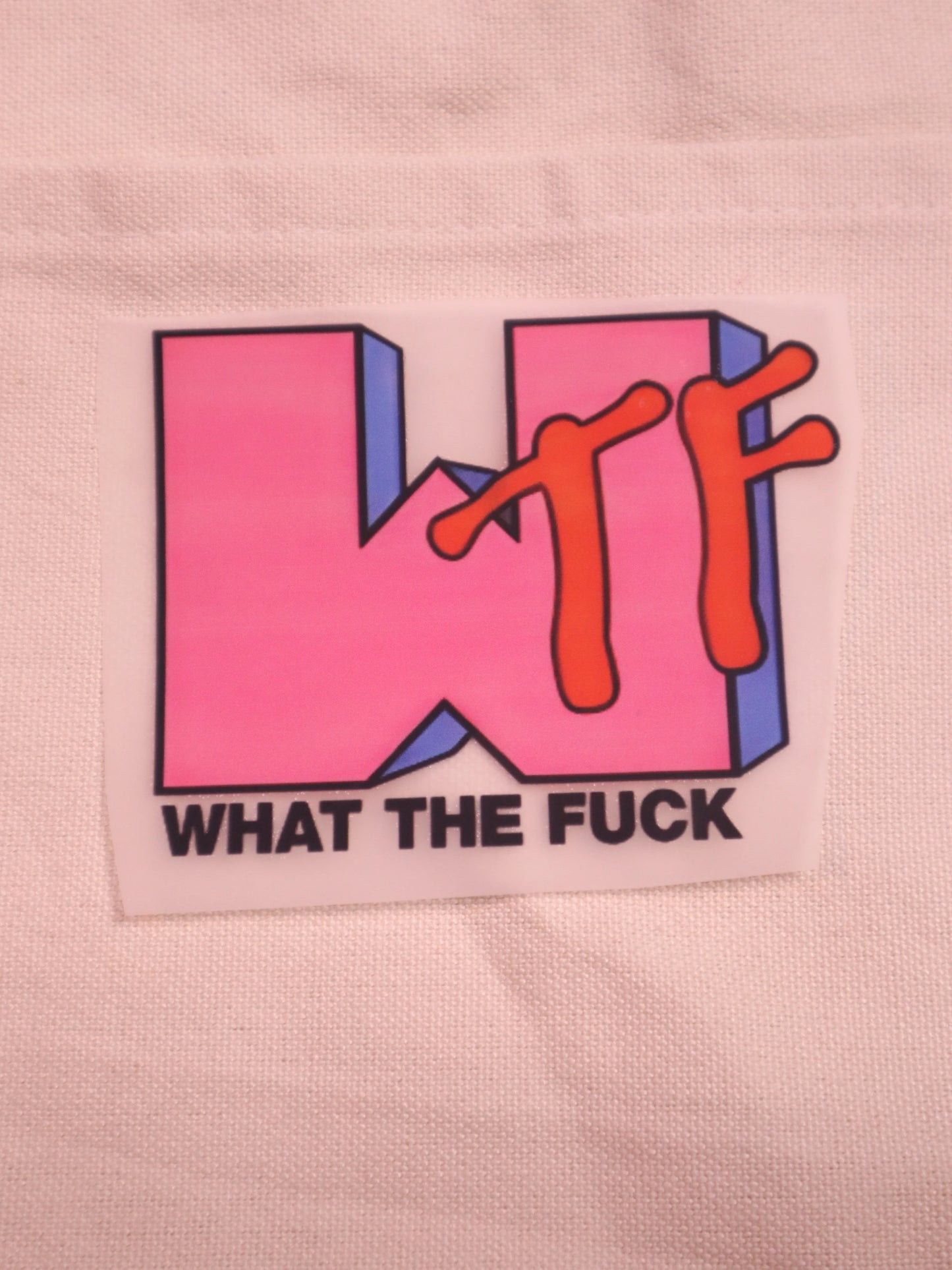 What the fuck | Iron-on Patch | Moodvertising