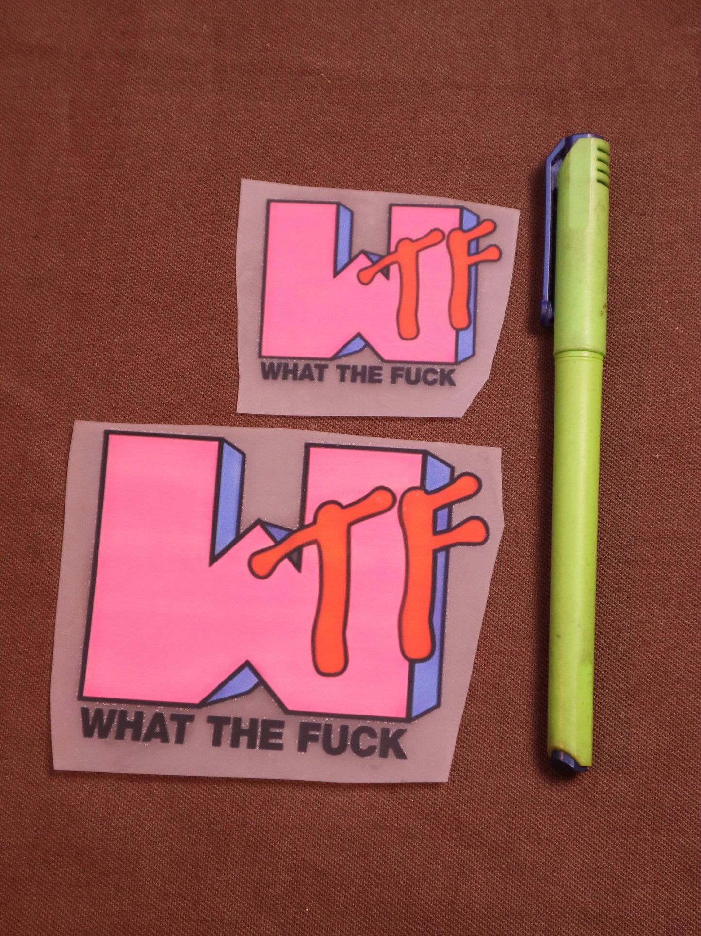 What the fuck | Iron-on Patch | Moodvertising