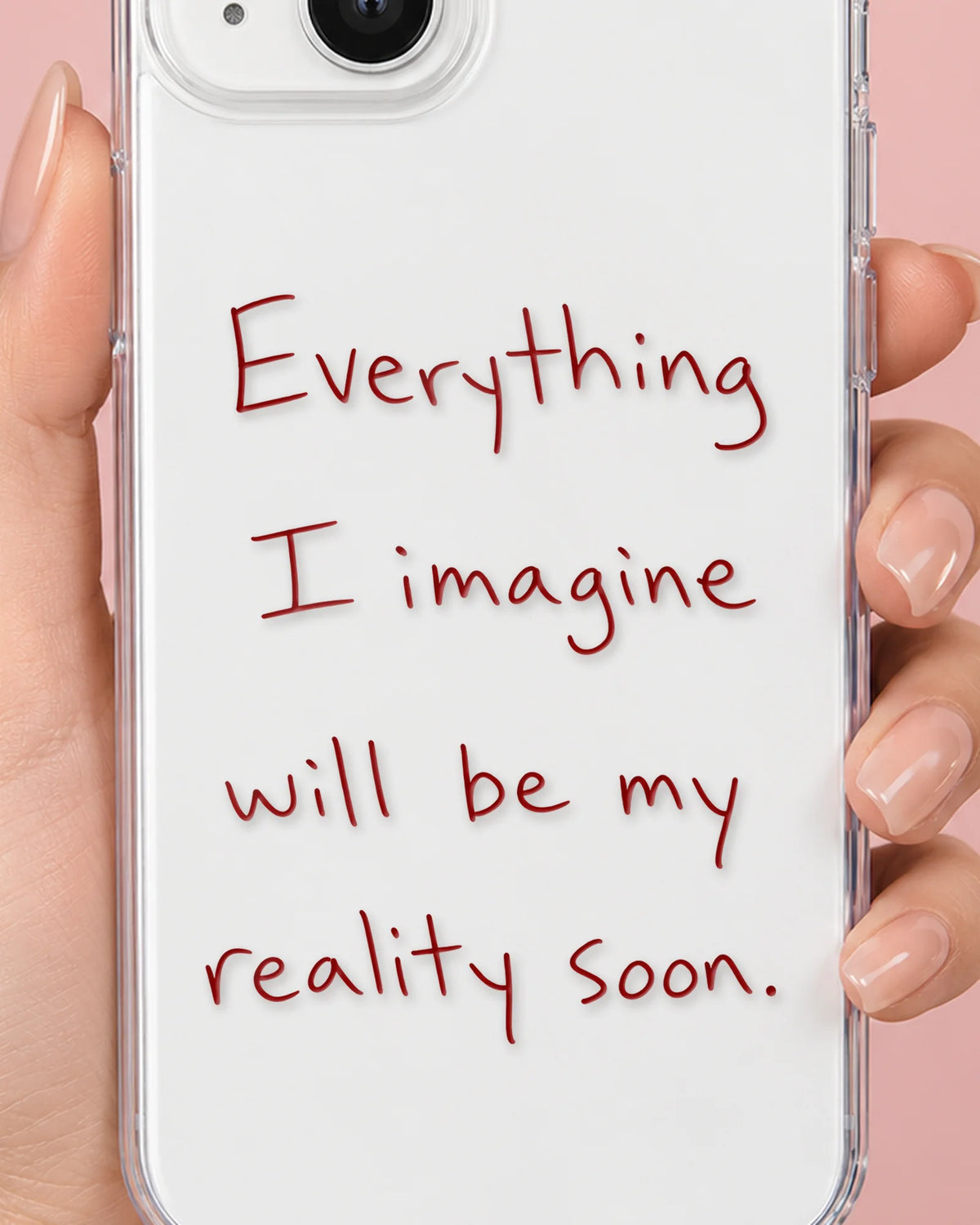 Reality Soon phone case close-up