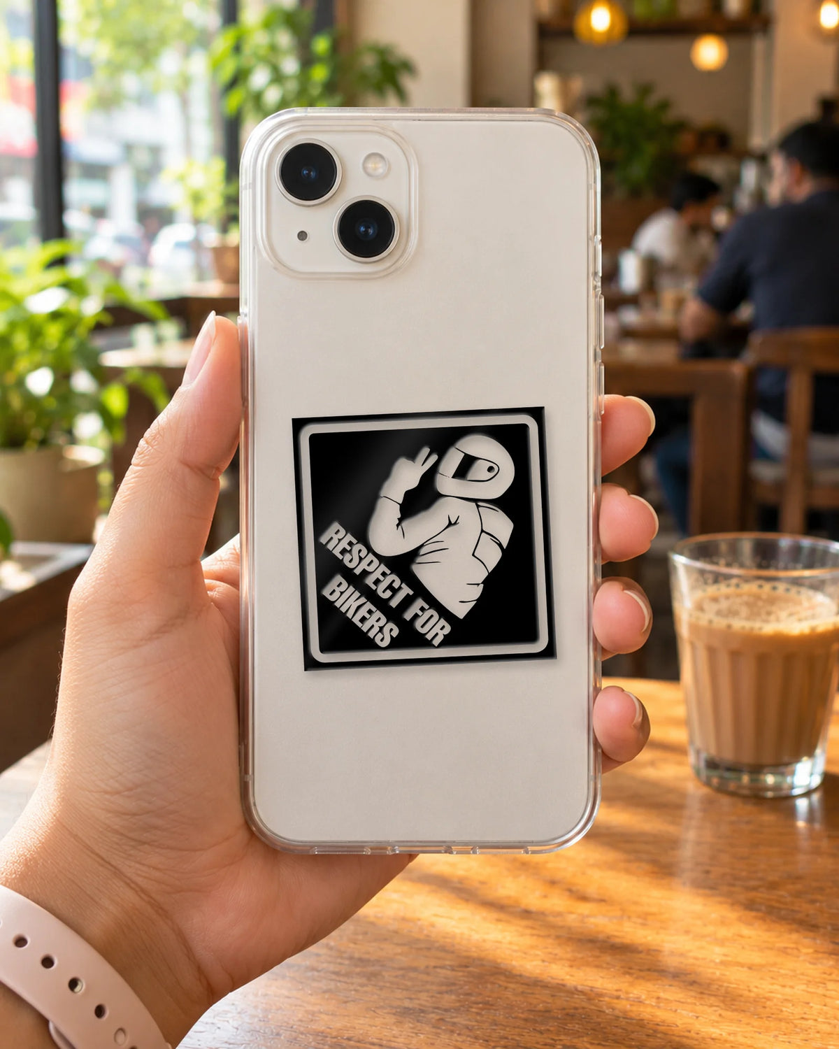 Respect for Bikers hard surface patch mockup