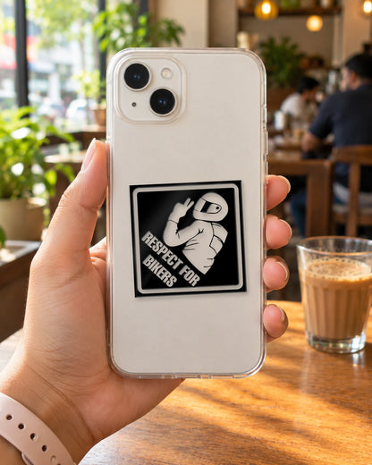 Respect for Bikers hard surface patch mockup