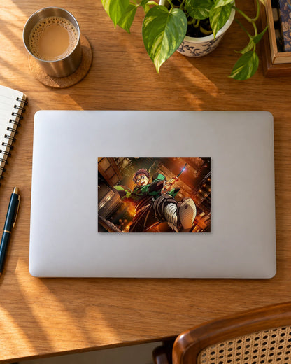 Rising Blade Resolve sticker mockup
