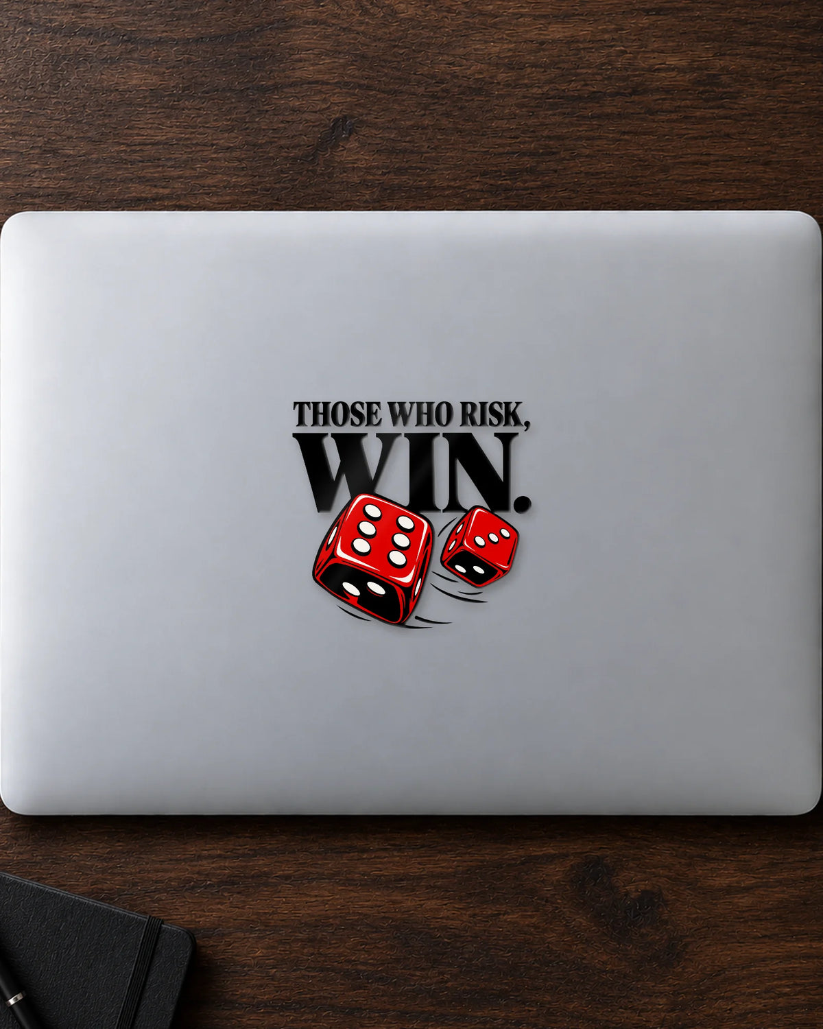 Risk It Win It hard surface patch mockup