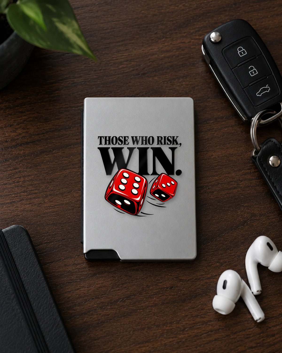 Risk It Win It hard surface patch mockup