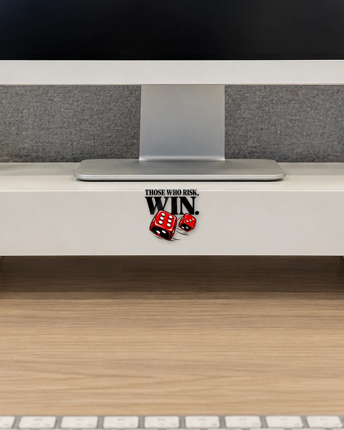 Risk It Win It hard surface patch mockup