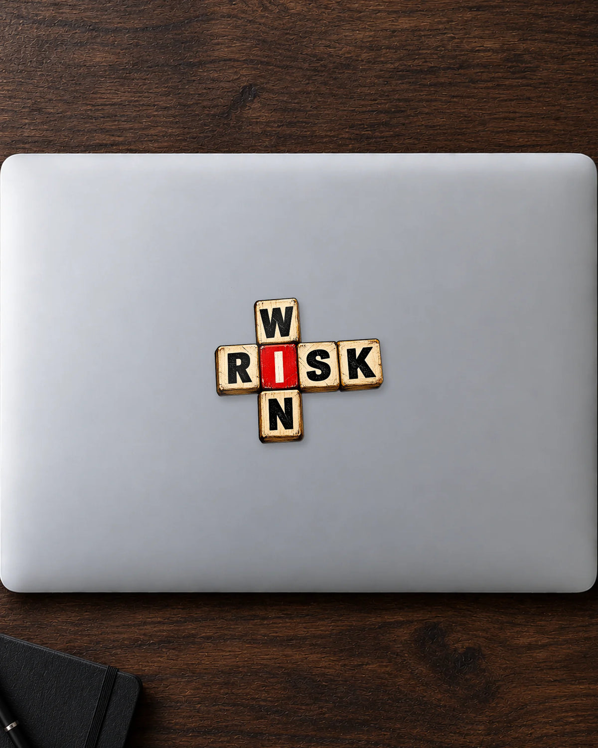 Risk Wins hard surface patch mockup