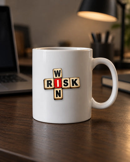 Risk Wins hard surface patch mockup