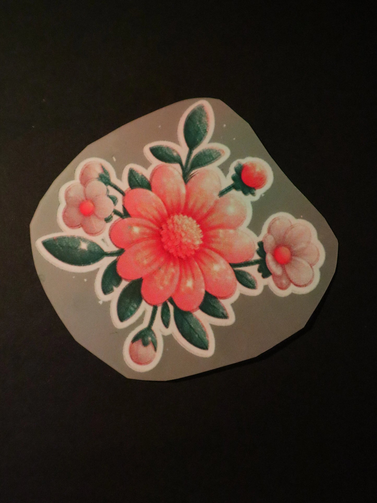 Peachy Bloom | Iron on patch | Pinterest Flowers