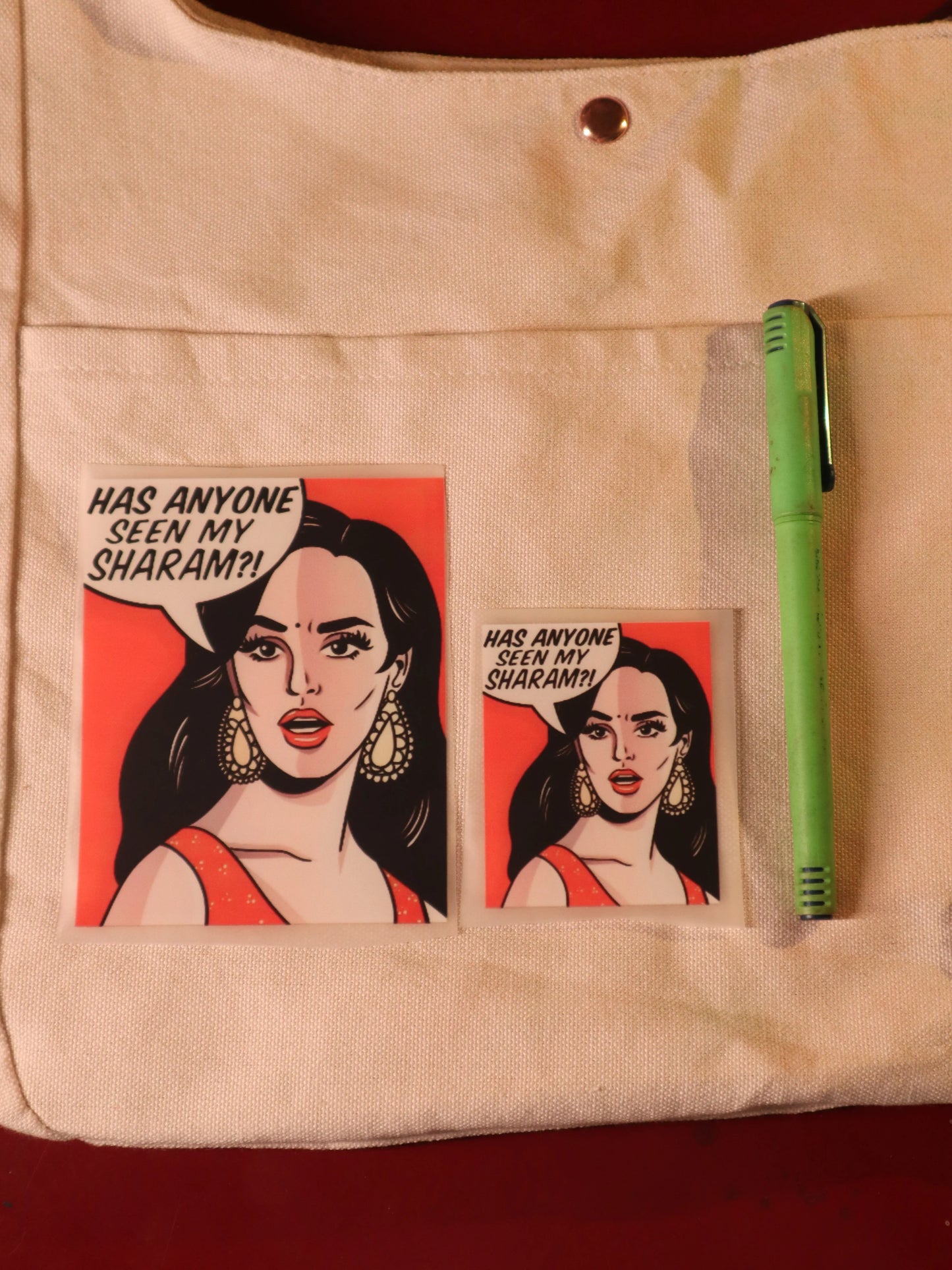 Sharam Kahan Hai?! | Iron-on Patch | Girlie Pop