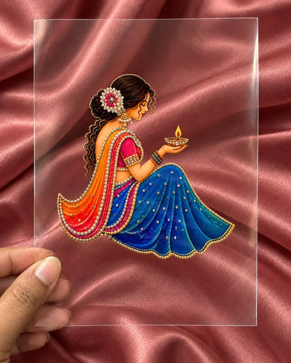 Roshni embroidery-look iron-on patch | Thread Theory