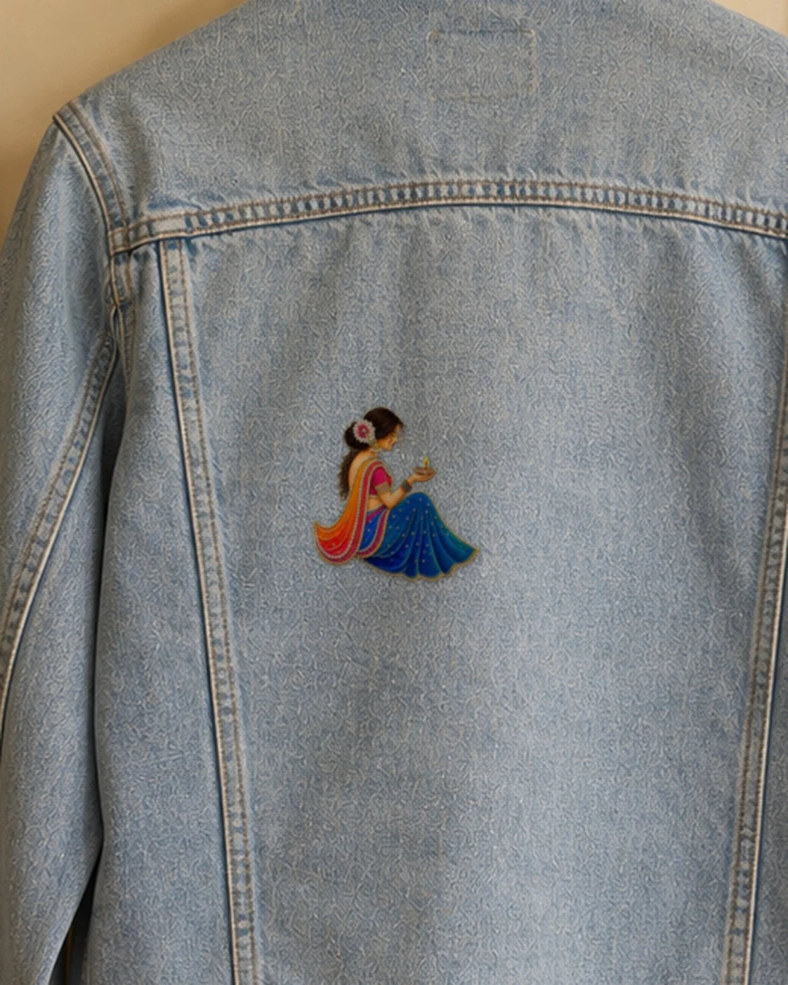 Roshni embroidery-look iron-on patch | Thread Theory