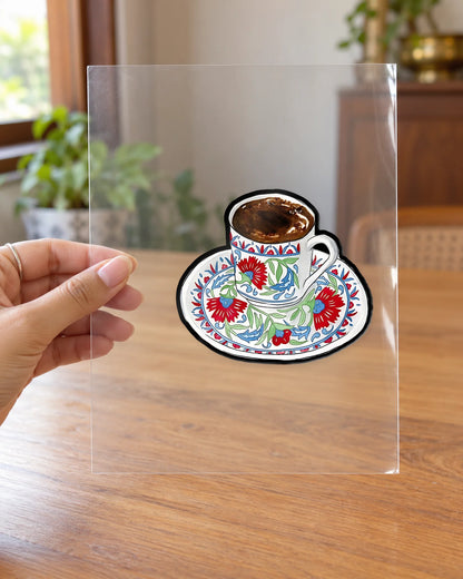 Royal Sip hard surface patch on clear film