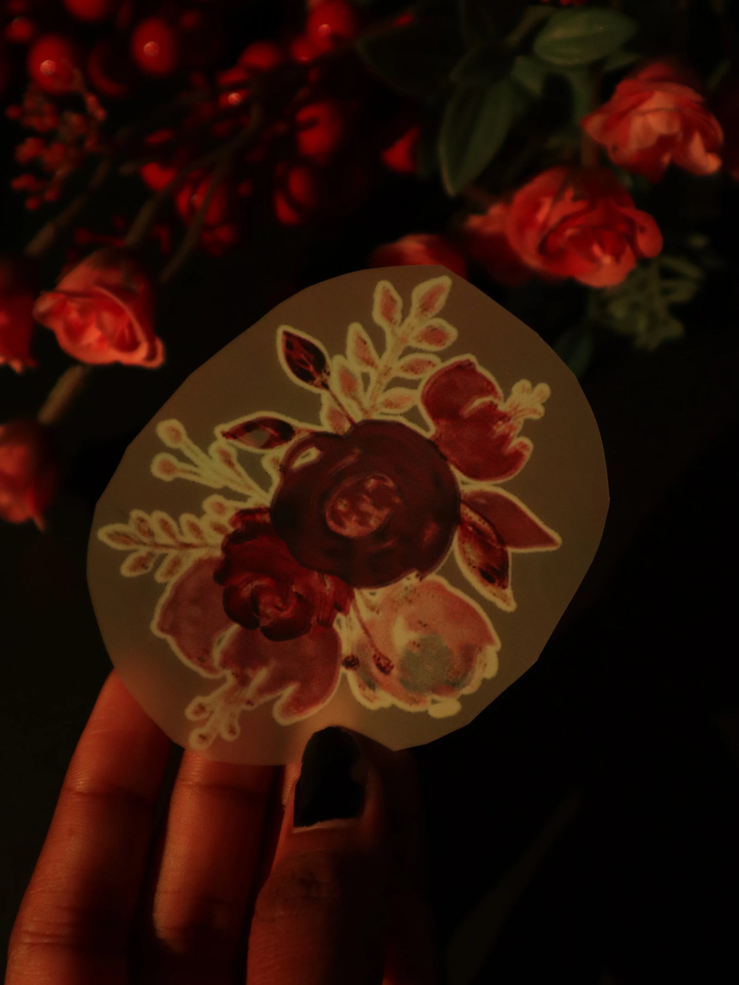 Burgundy Bloom Drama | Iron on patch | Pinterest Flowers