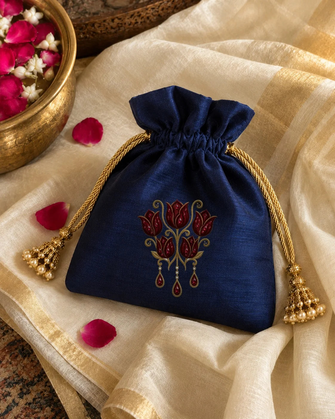 Ruby Raj embroidery-look iron-on patch | Thread Theory