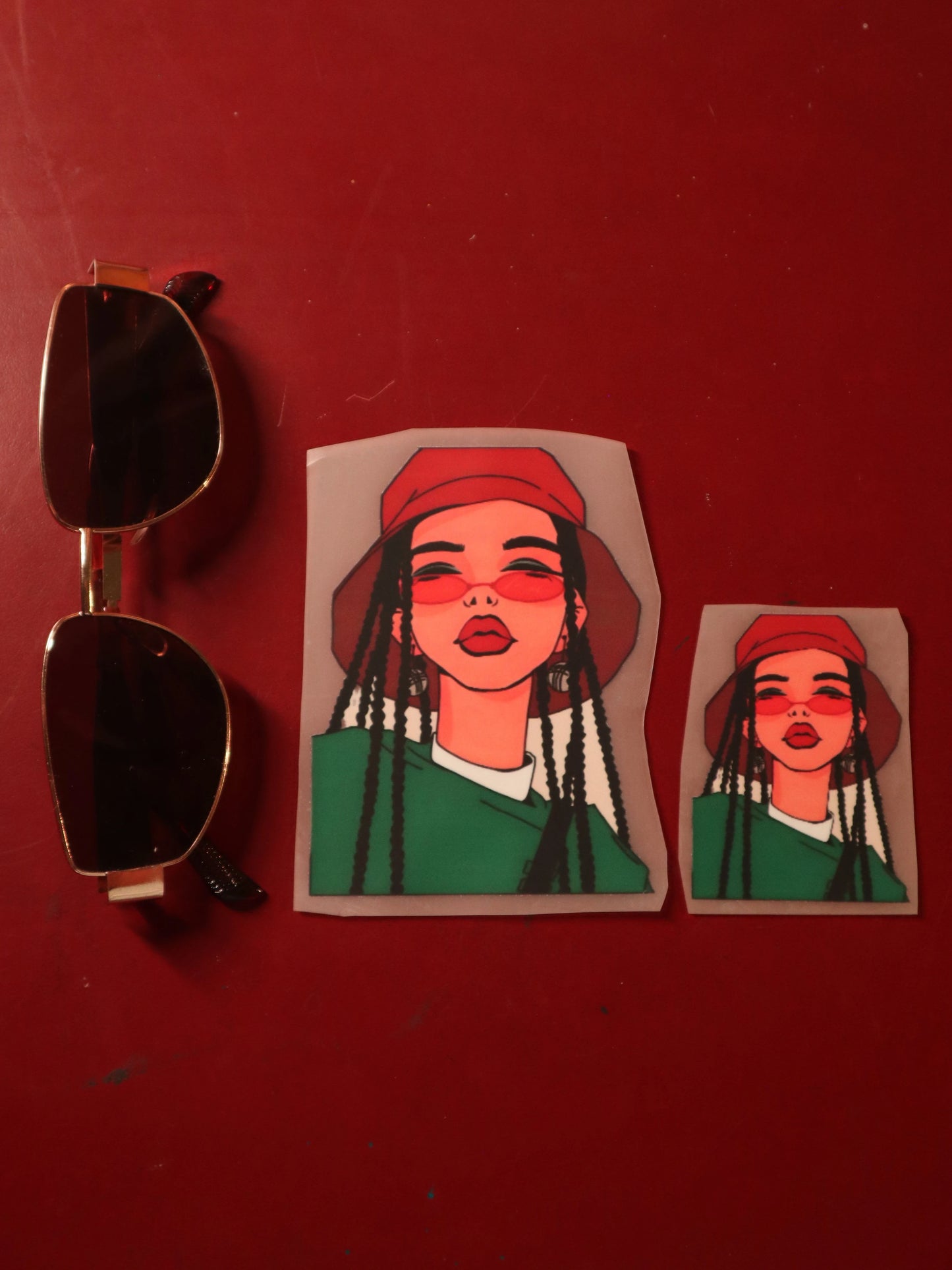 Braided Babe | Iron-on Patch | Girlie Pop