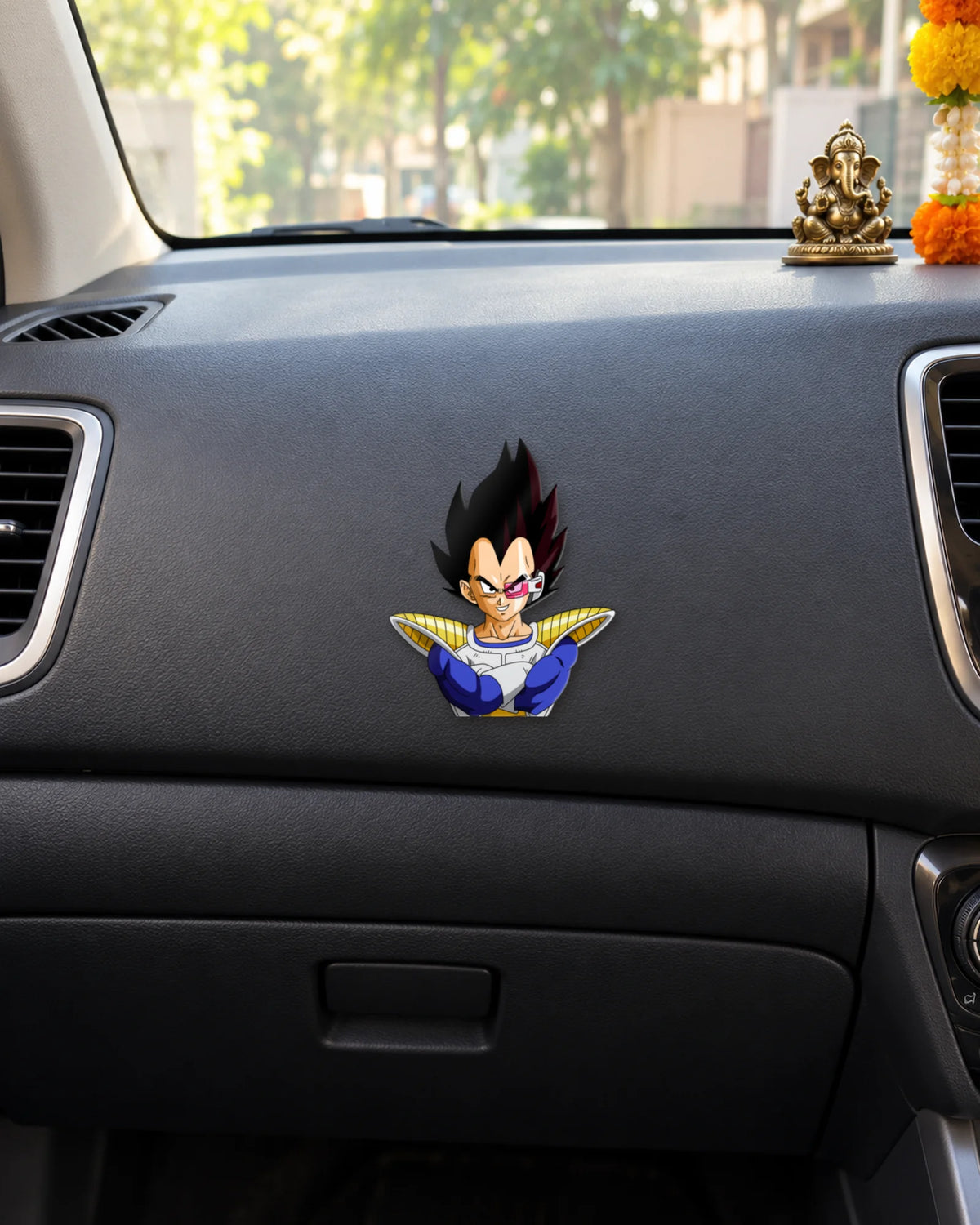 Saiyan Pride hard surface patch mockup
