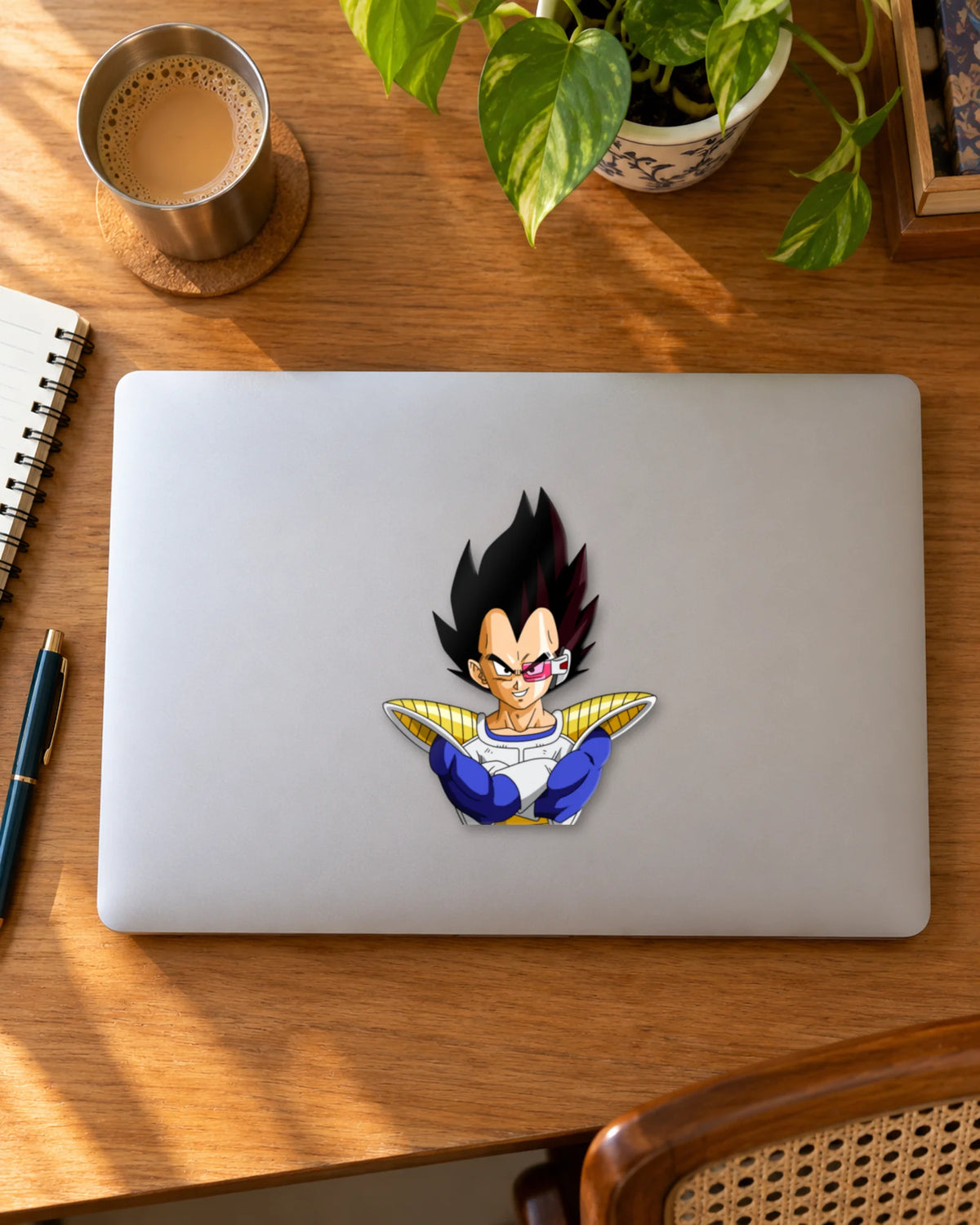 Saiyan Pride hard surface patch mockup