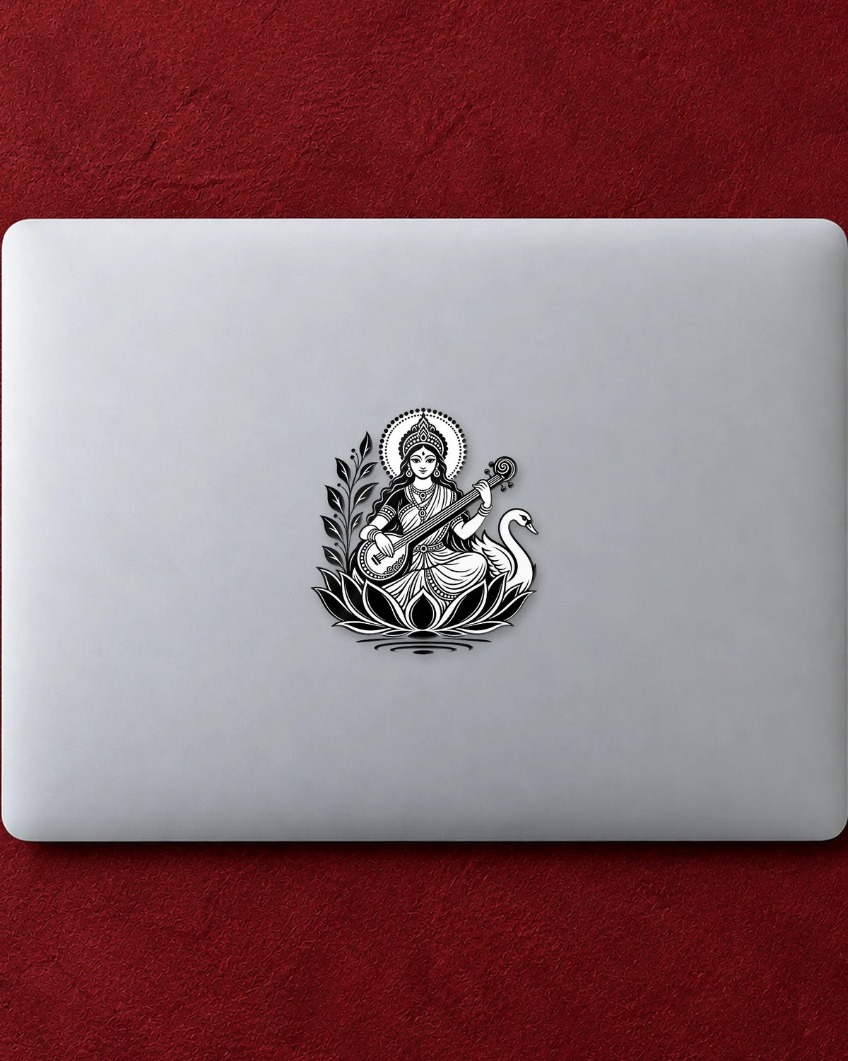 Saraswati Vandana hard surface patch mockup