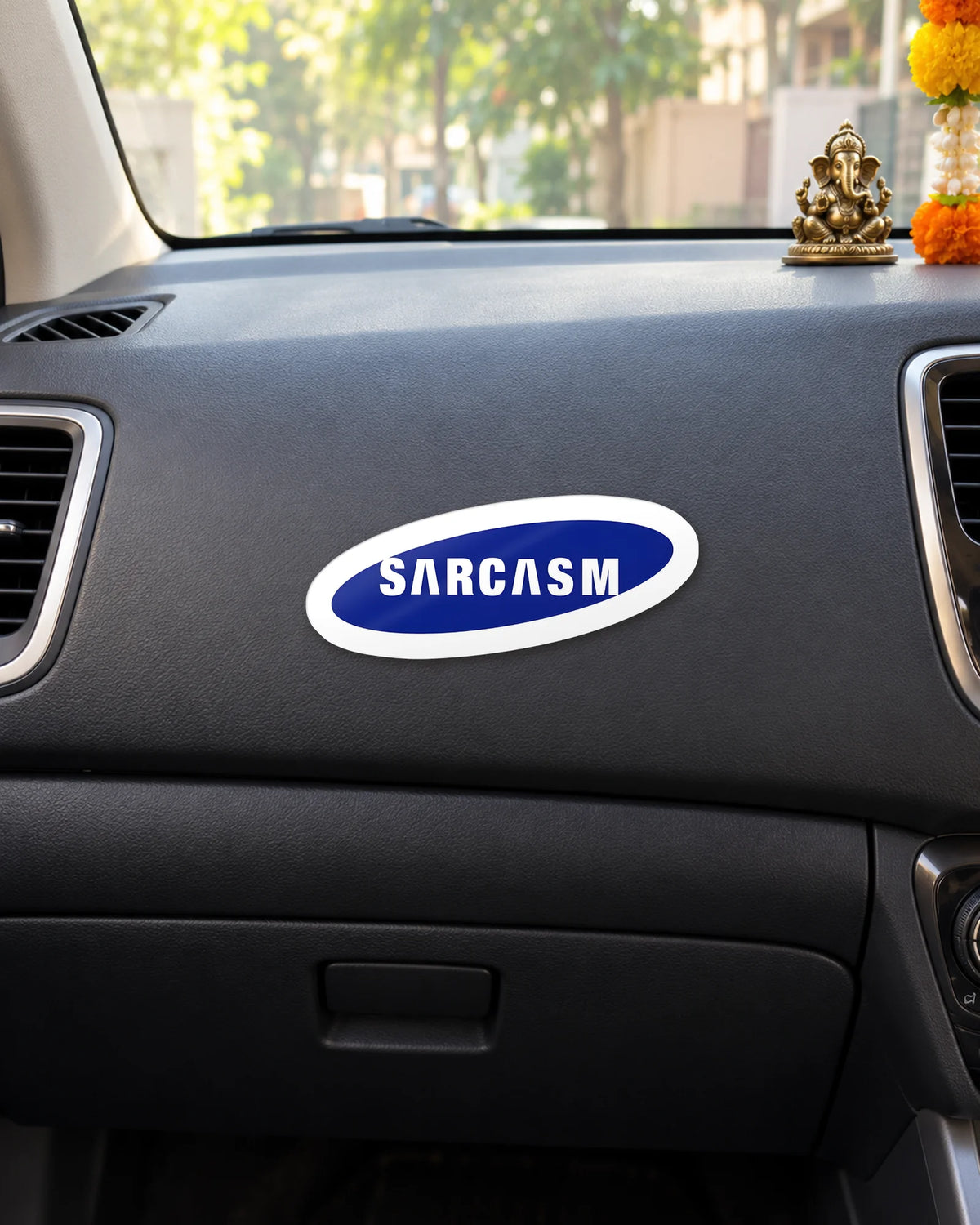 Sarcasm hard surface patch mockup