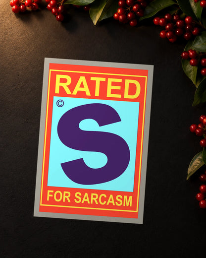 Sarcasm Stickers iron-on patch transfer