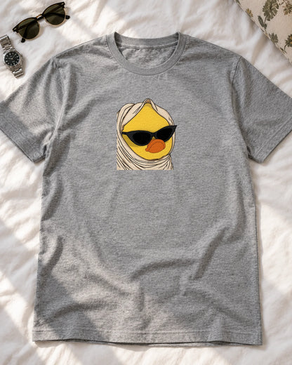 Sarcasm & Sunnies iron-on patch on clothes