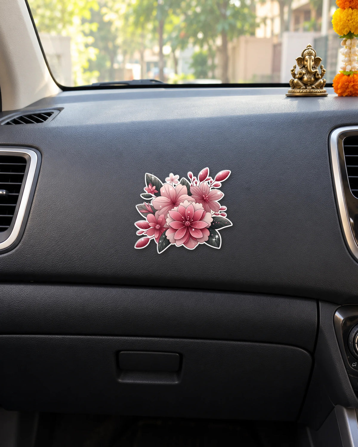 Scarlet Bloom Burst hard surface patch mockup