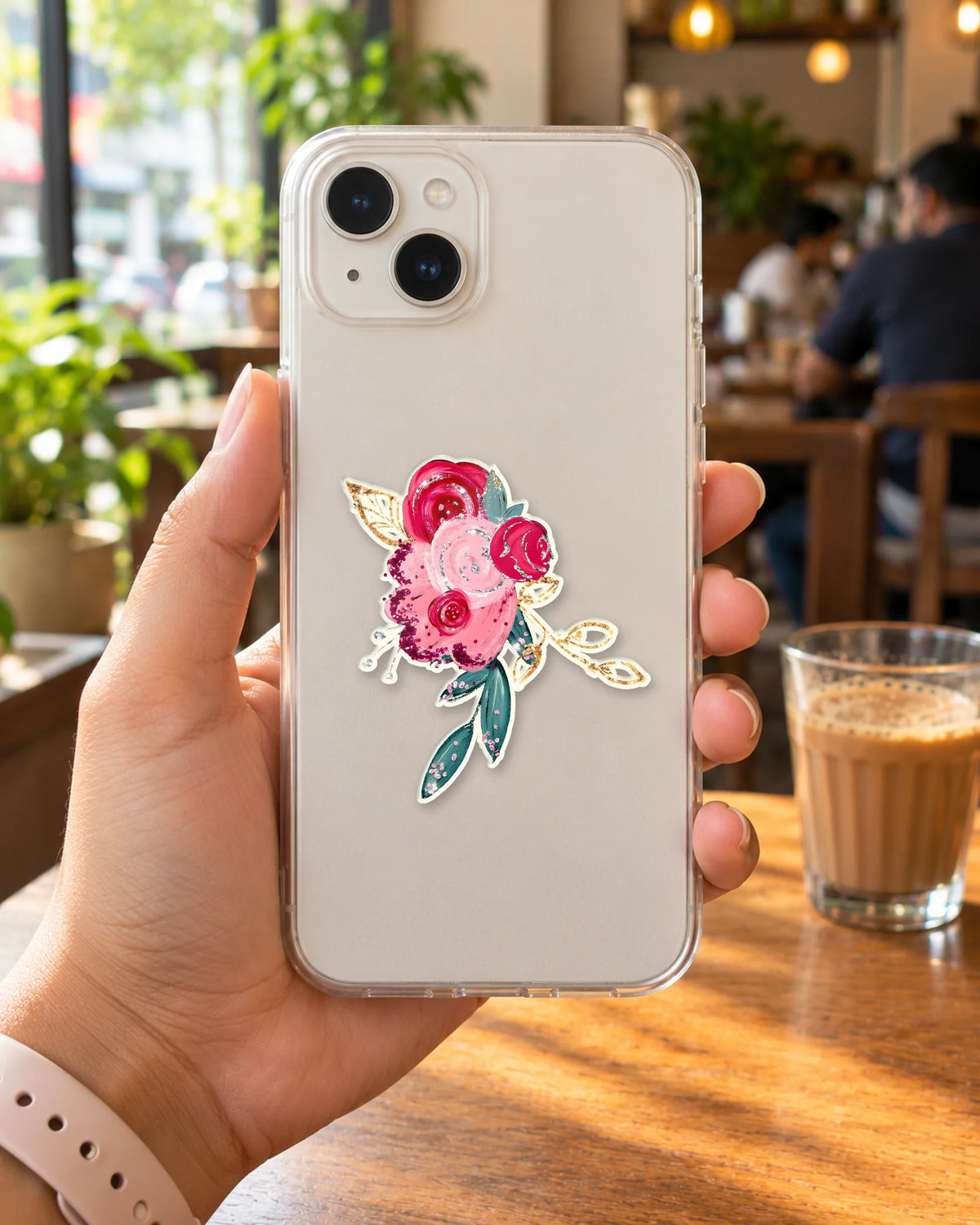 Scarlet Bloom hard surface patch mockup