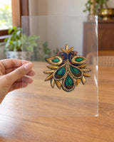 Shahi Pankh hard surface patch on clear film