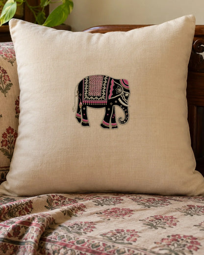 Shahi Hathi embroidery-look iron-on patch | Thread Theory