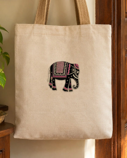 Shahi Hathi embroidery-look iron-on patch | Thread Theory