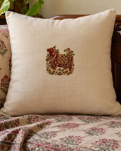 Shahi Nandi embroidery-look iron-on patch | Thread Theory