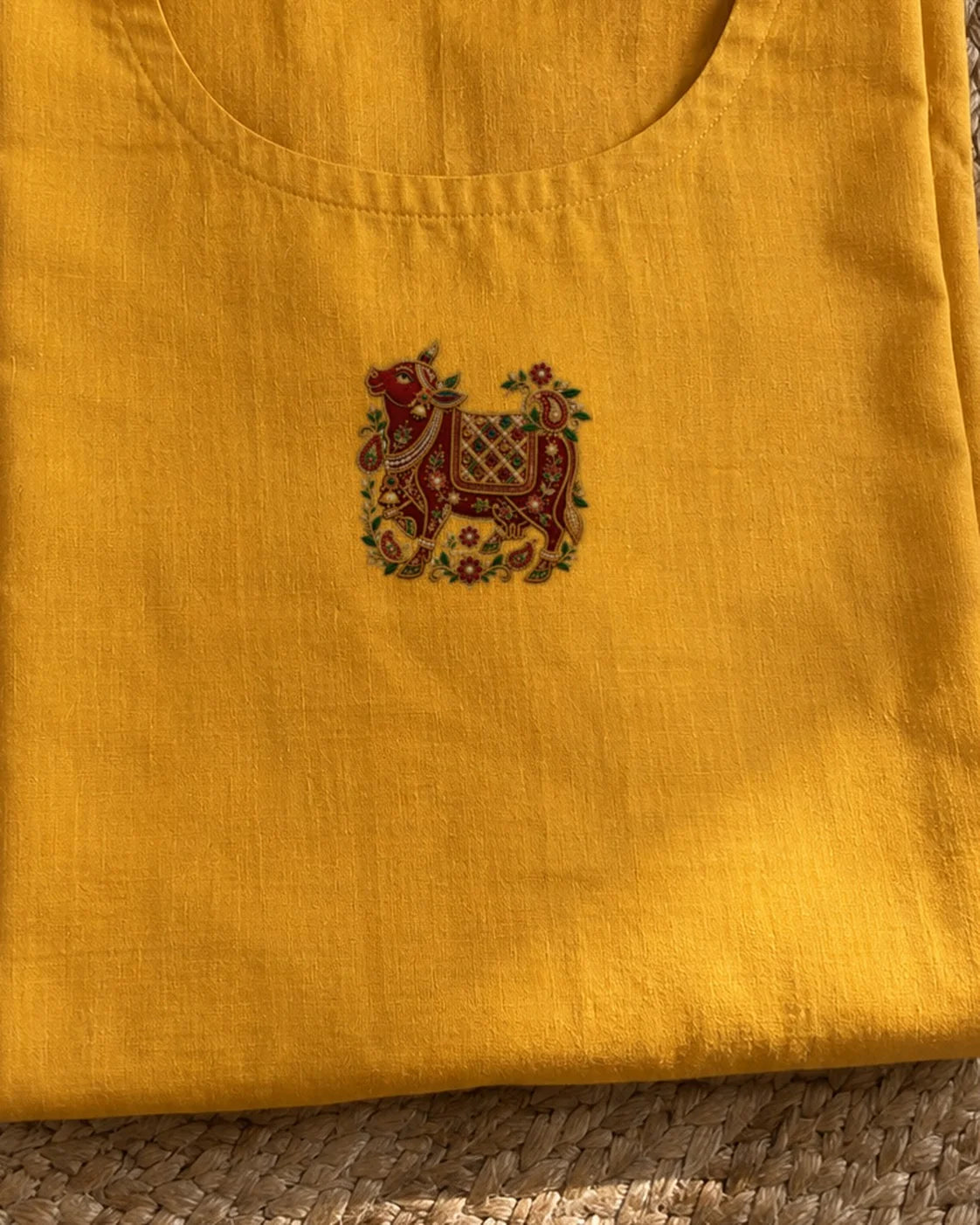 Shahi Nandi embroidery-look iron-on patch | Thread Theory