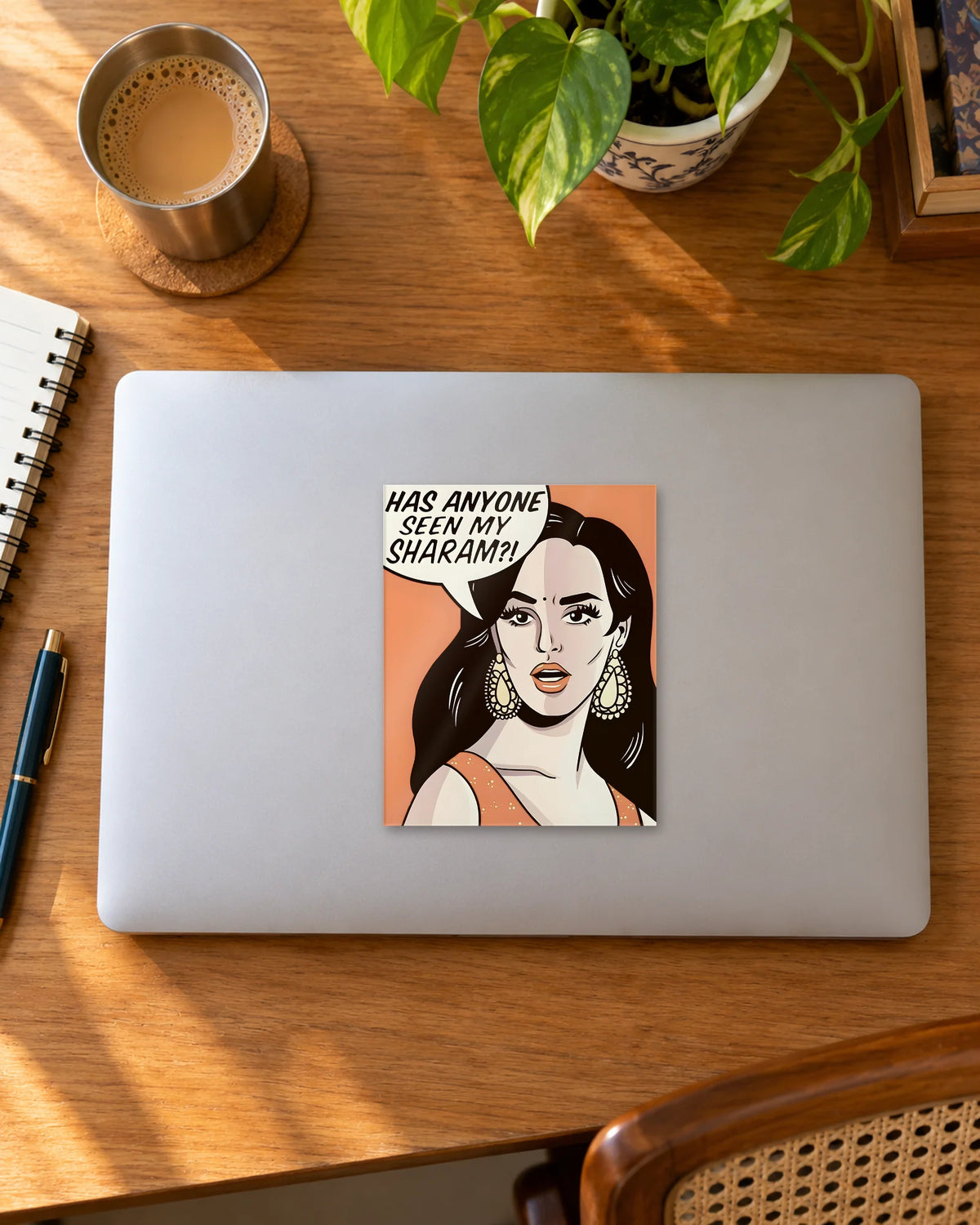 Sharam Kahan Hai! hard surface patch mockup