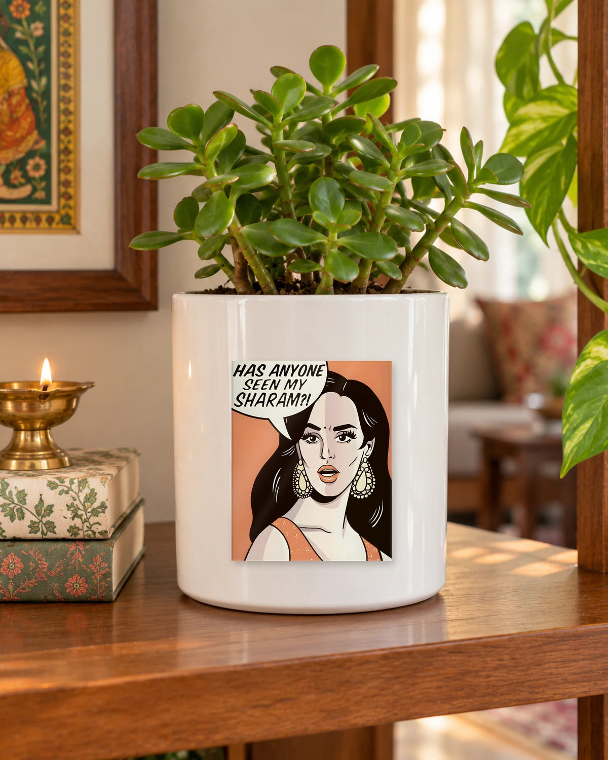 Sharam Kahan Hai! sticker mockup