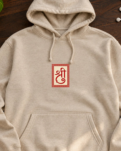 Shri iron-on patch on clothes