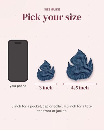 Size guide: 3 inch and 4.5 inch