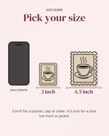 Size guide: 3 inch and 4.5 inch