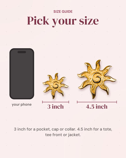 Size guide: 3 inch and 4.5 inch