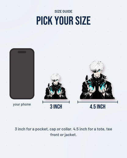 Size guide: 3 inch and 4.5 inch