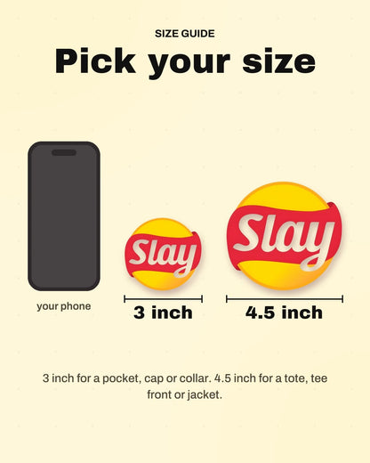 Size guide: 3 inch and 4.5 inch