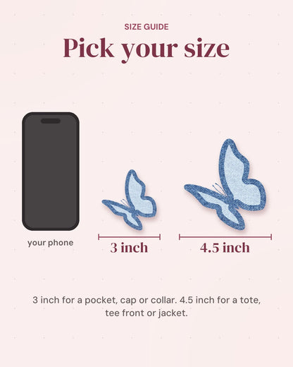 Size guide: 3 inch and 4.5 inch