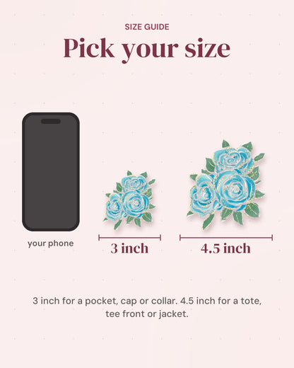 Size guide: 3 inch and 4.5 inch